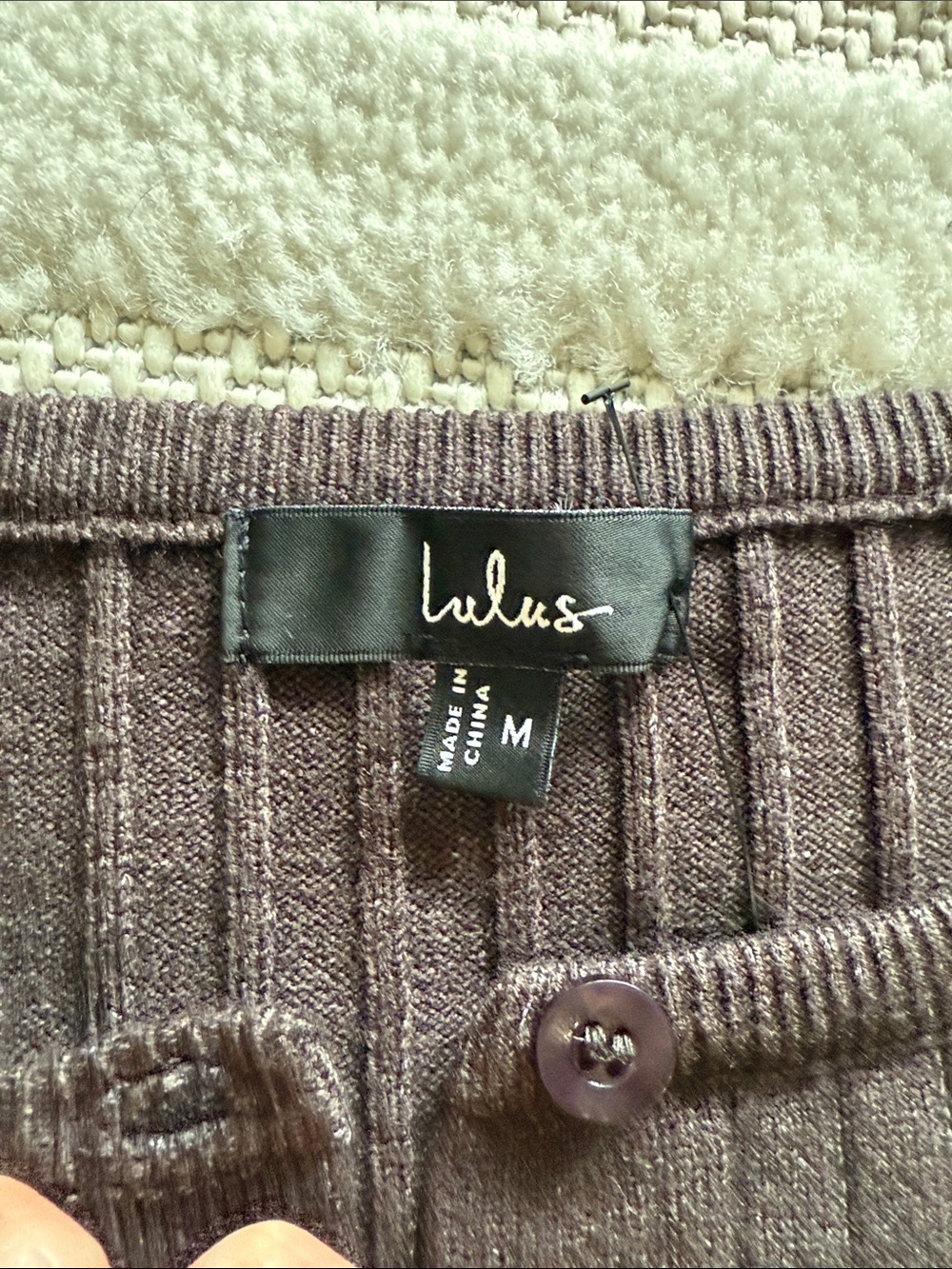Lulu's Ribbed Button Cardigan - Picture 2 of 3